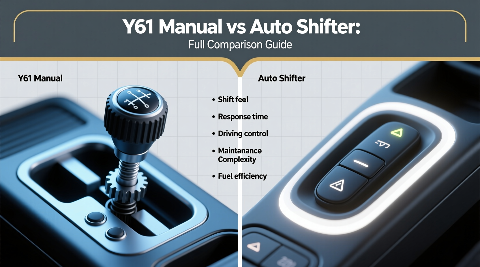 y61 manual vs auto shifter