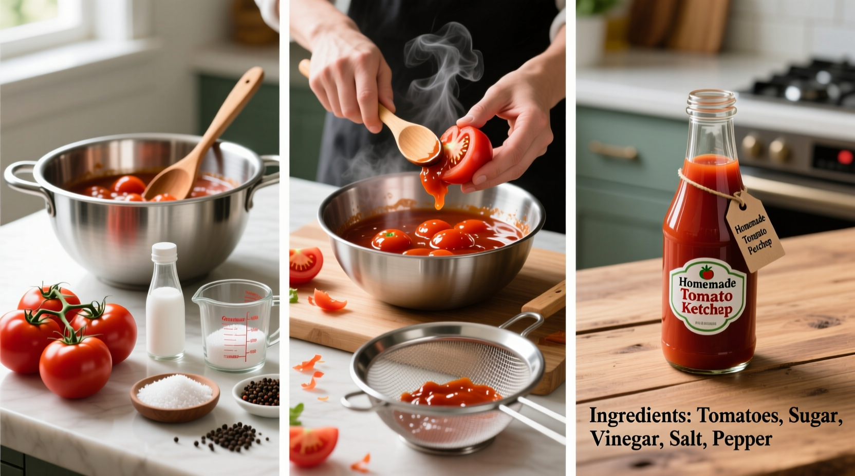 How to Make Authentic Homemade Tomato Ketchup in 3 Hours