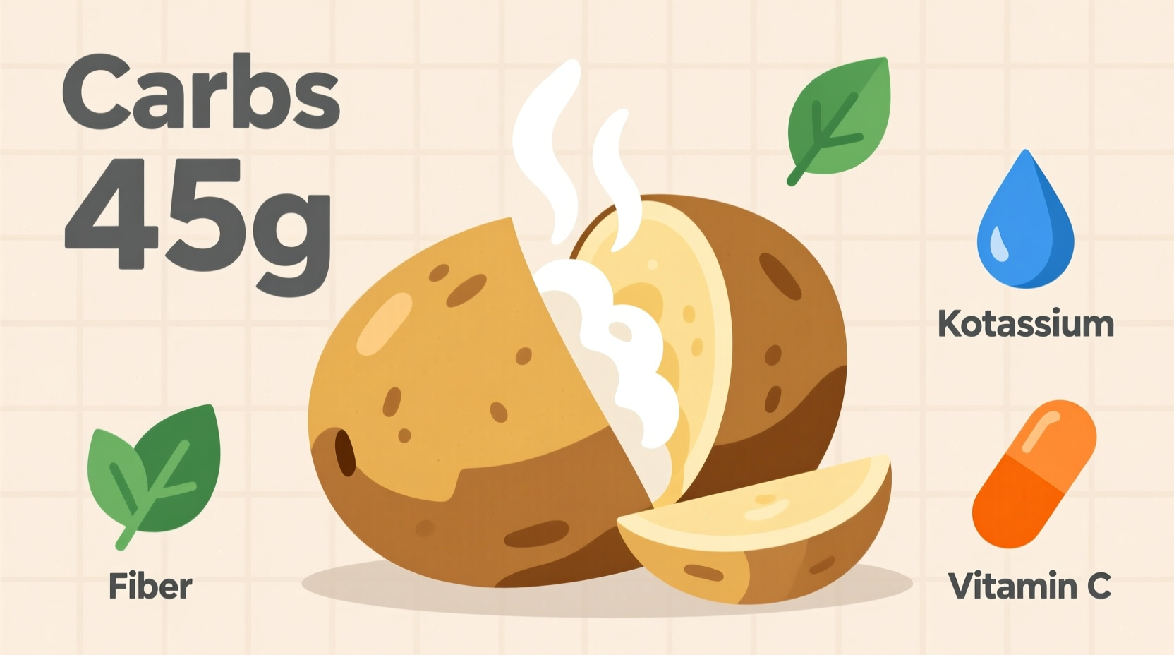 How Many Carbs in a Large Baked Potato? Exact Count