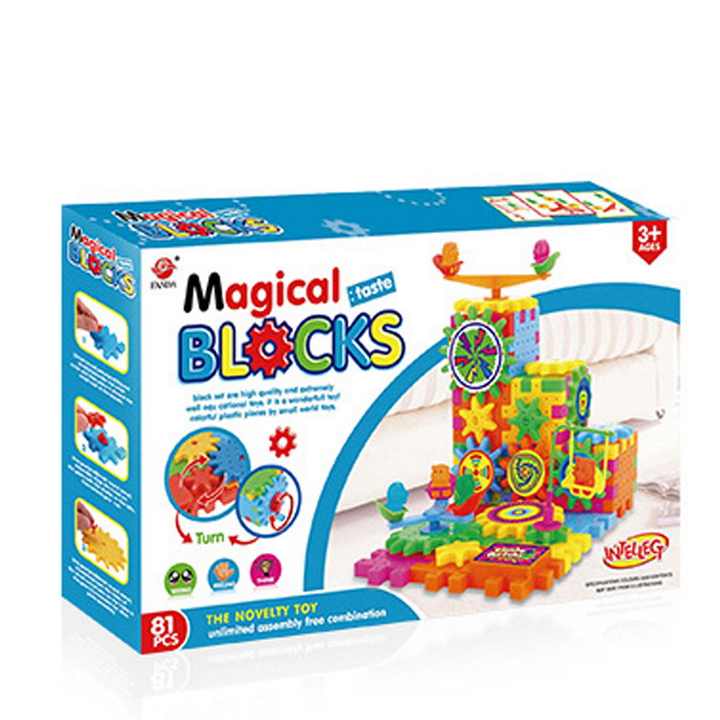 81pcs Educational Interlocking Learning Blocks Set for Kids – Fun