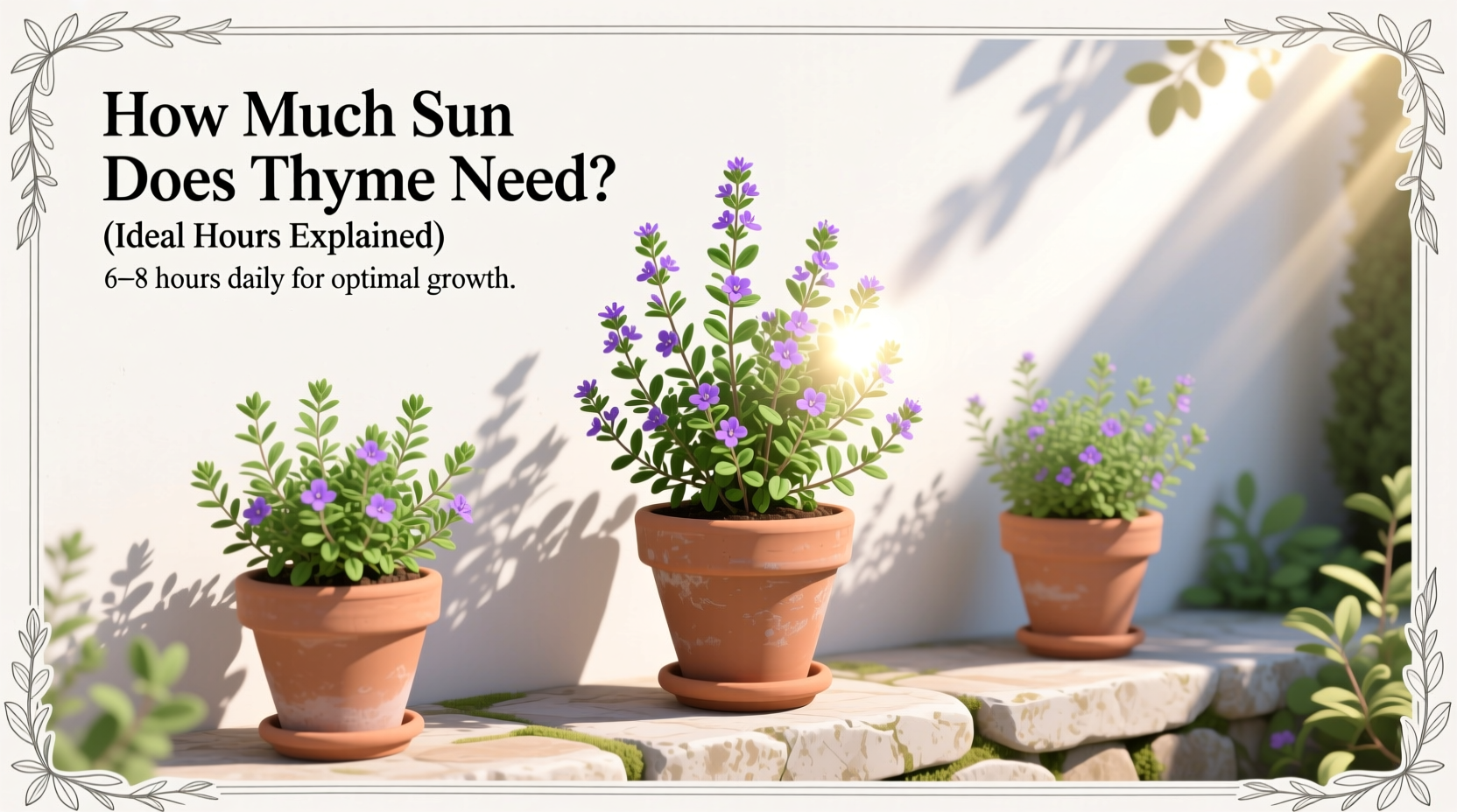 How Much Sun Does Thyme Need? (Ideal Hours Explained)