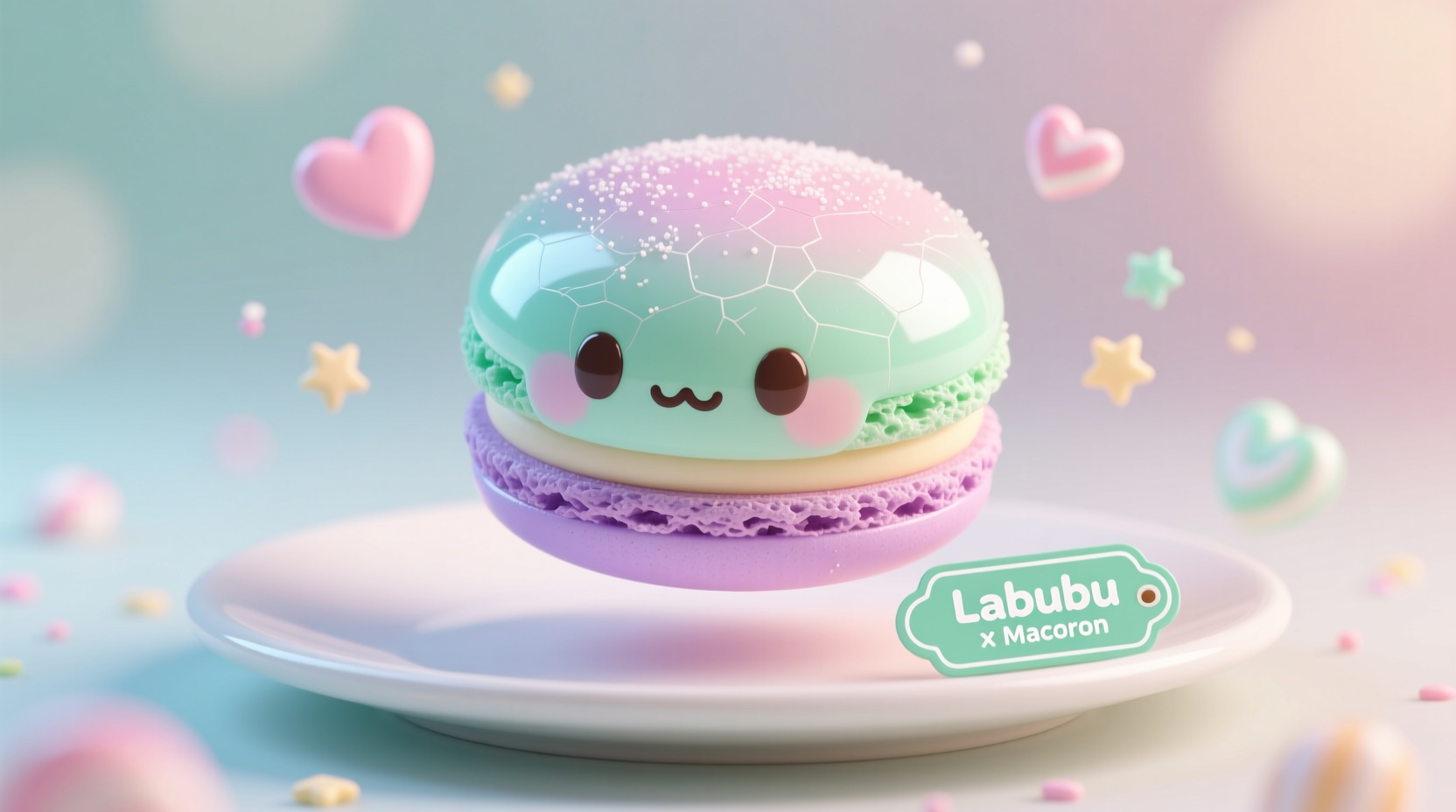 what is a macaron labubu