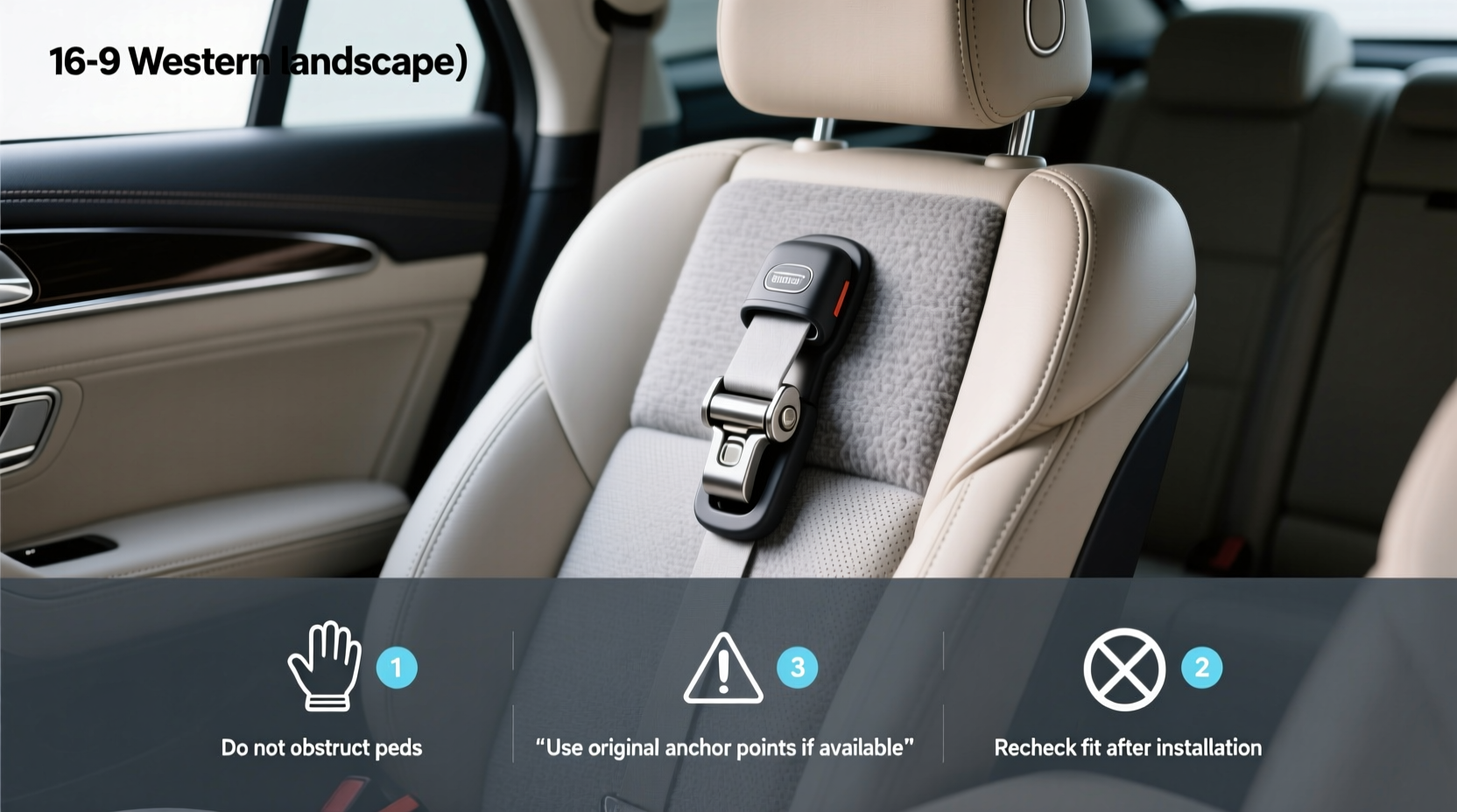 child car seat locking clip