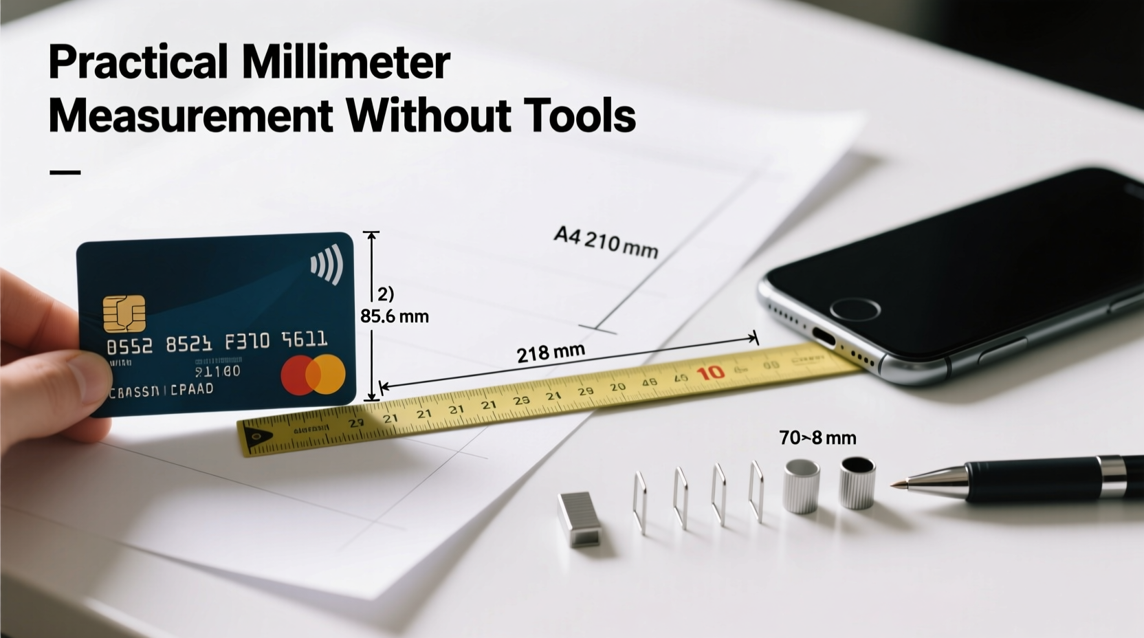 practical ways to accurately measure millimeters without standard tools