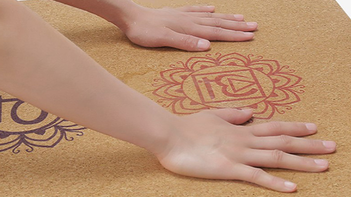 Eco-friendly Foldable Yoga Mat Natural Cork Rubber