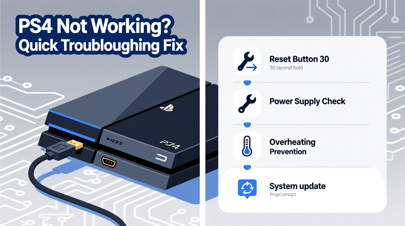 ps4 not working troubleshooting quick fix guide