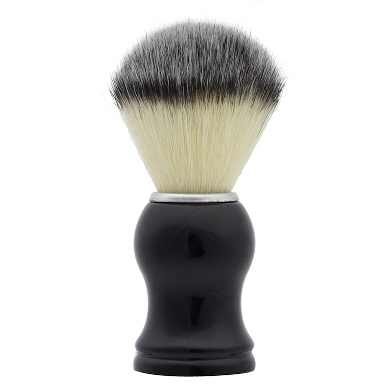 1PCS Men's Shaving Brush Portable Mini Boar Bristle Beard Brush Mustache Beard