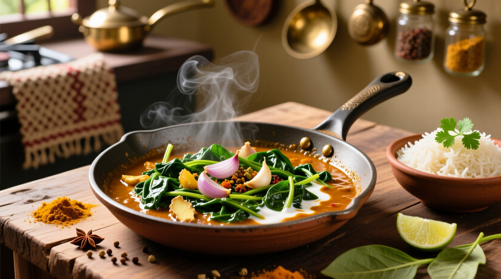 indian spinach recipe