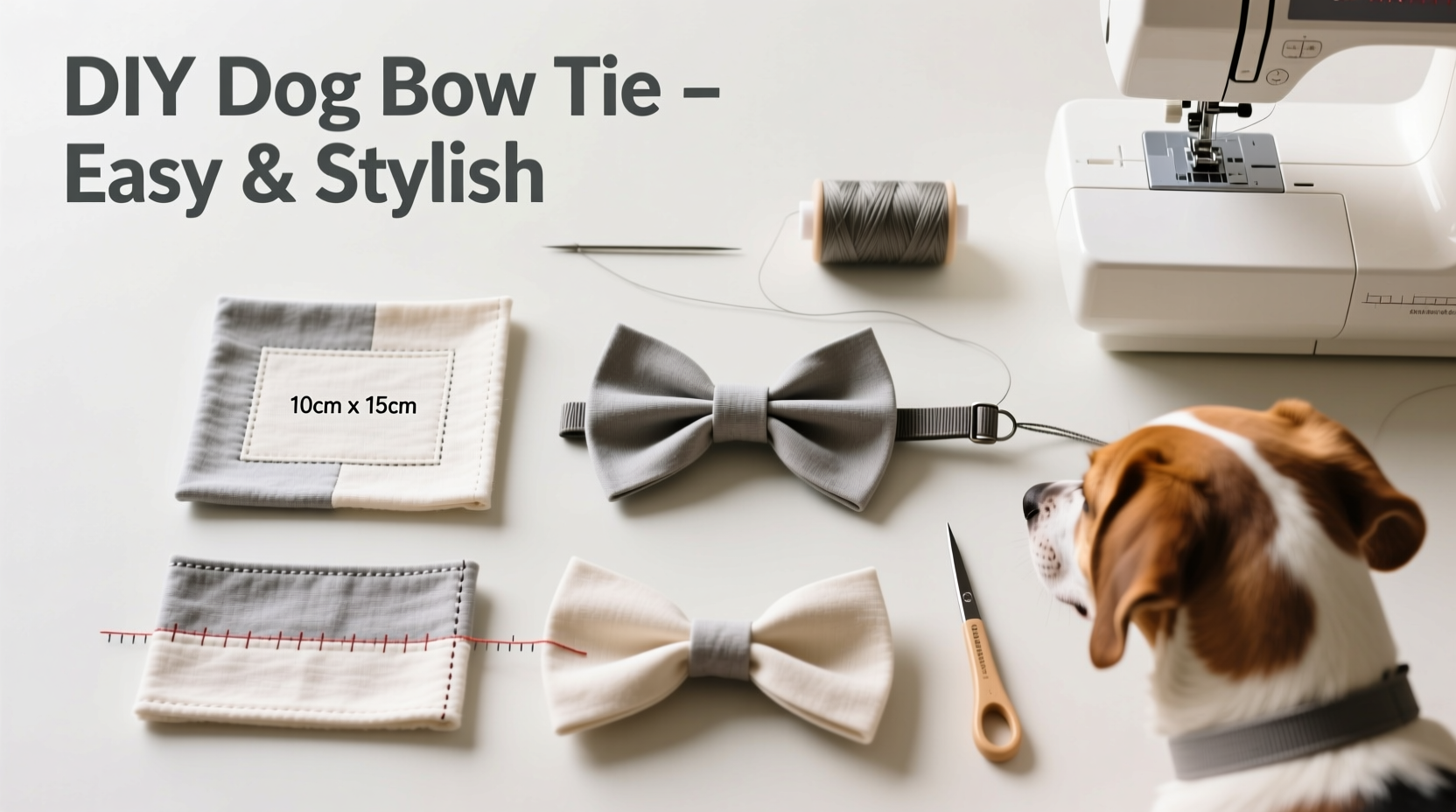 diy guide how to make stylish and comfortable dog bow ties at home
