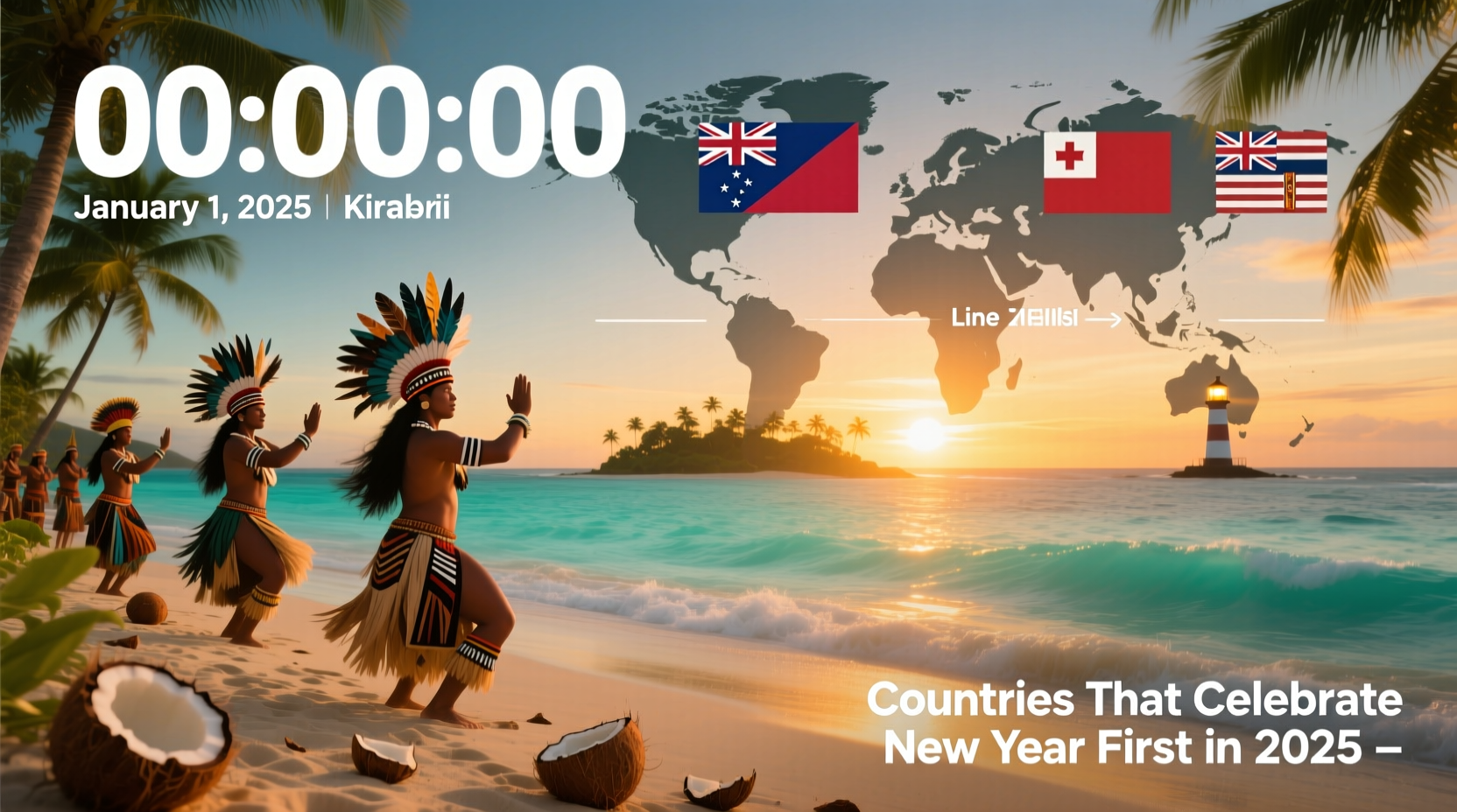 what countries celebrates new year first