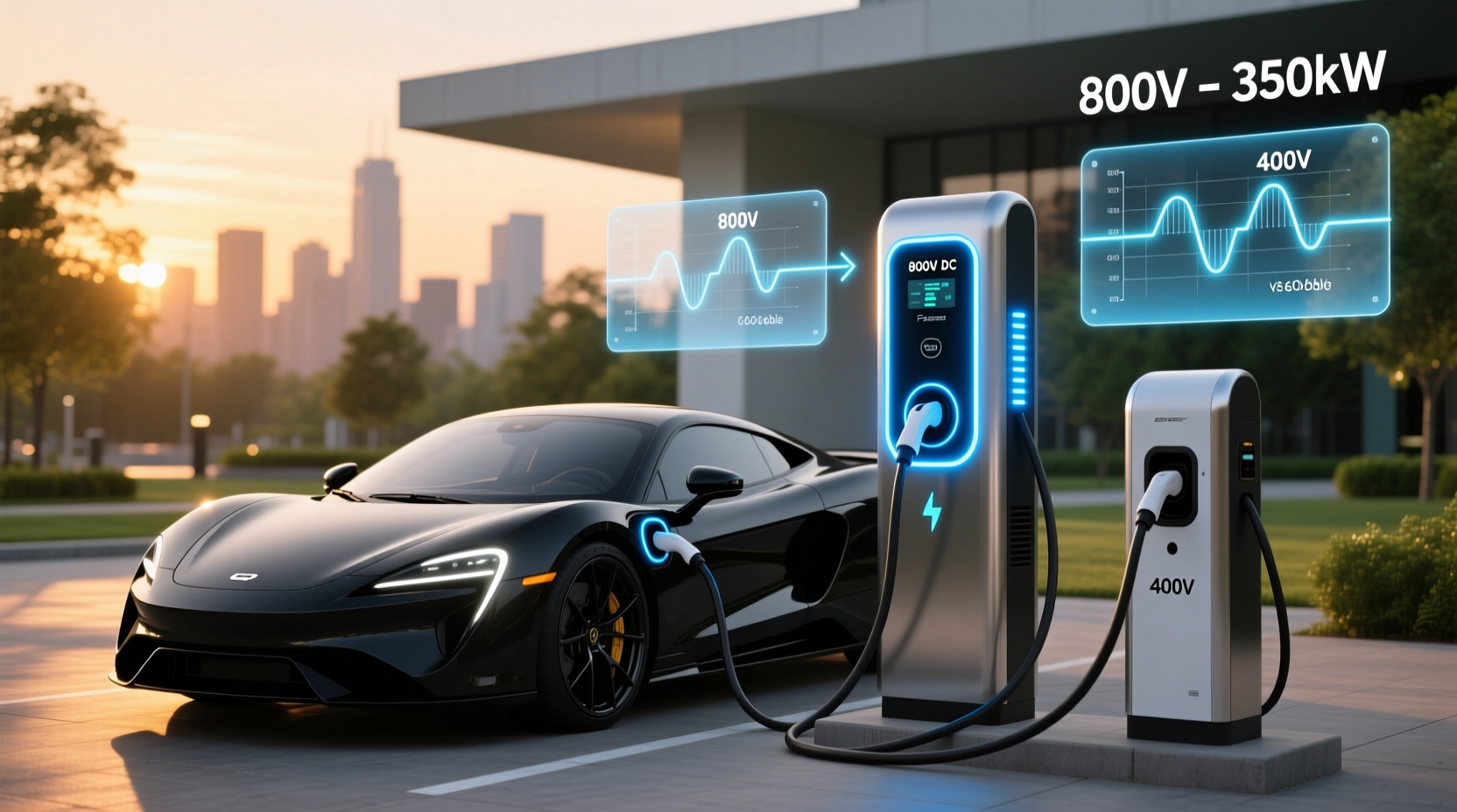 How to Choose EV Charger 600v, Why is 800V Better Than 400V?