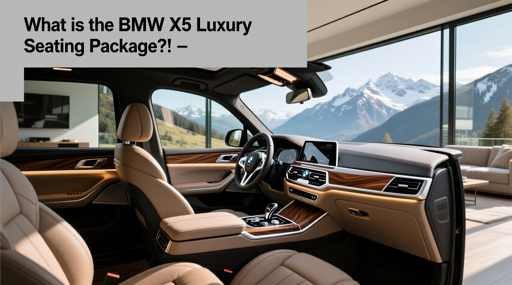How to Choose BMW Interior Trim X5 and the Luxury Seating Package
