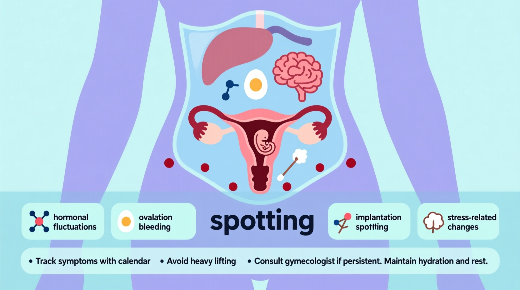 spotting 2 weeks before period common causes what to do