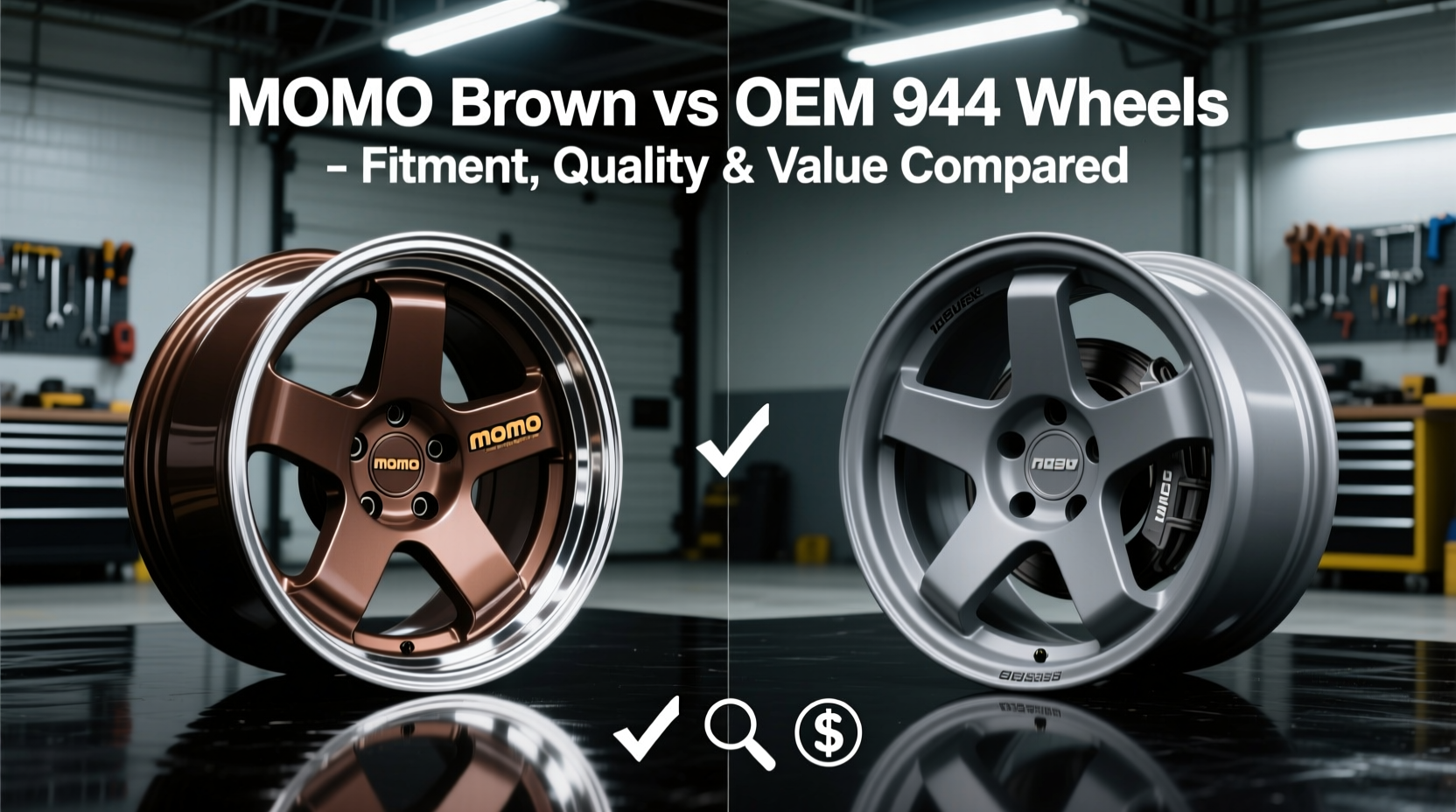 momo brown vs oem 944 wheel