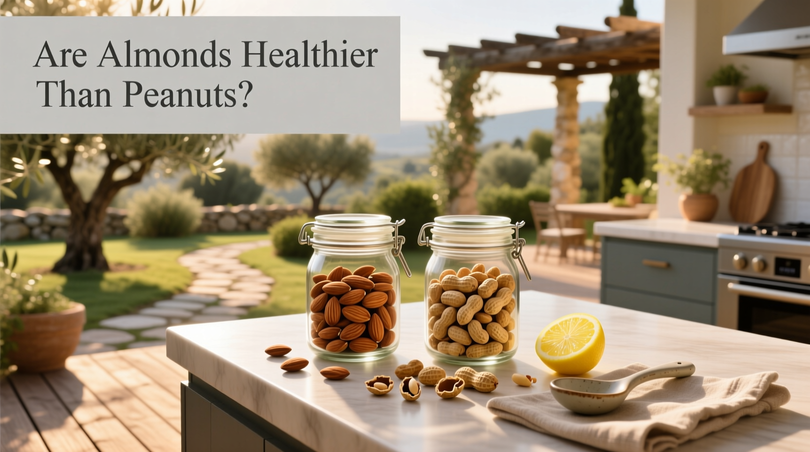 almonds vs peanuts which is healthier