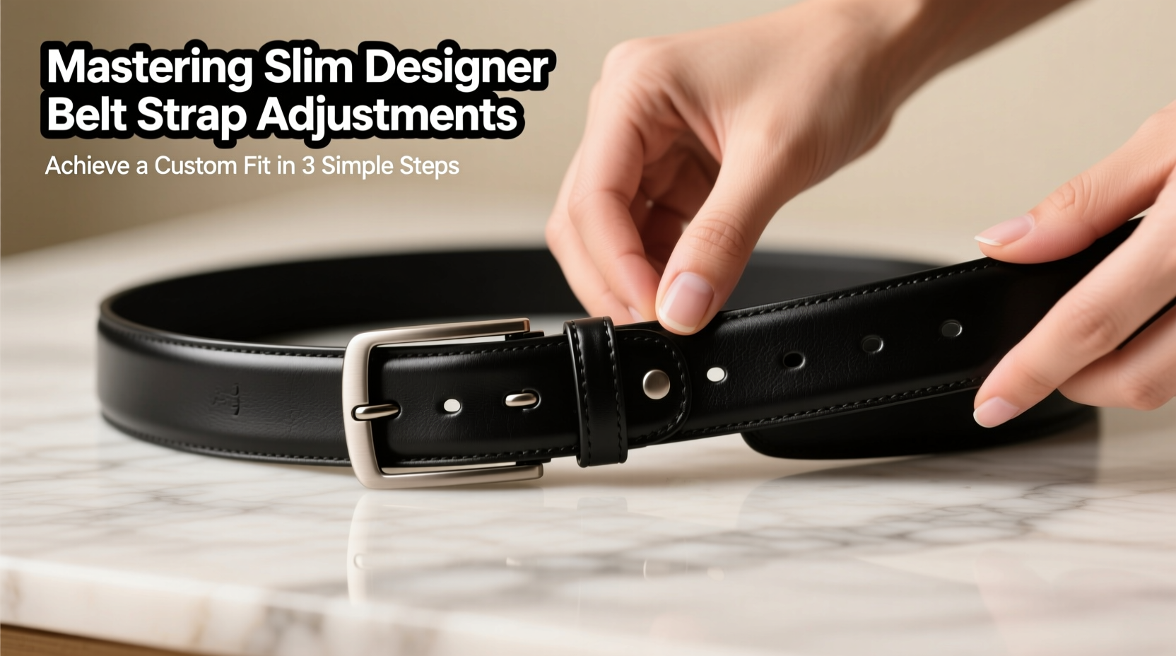 mastering slim designer belt strap adjustments a step by step guide for a custom fit