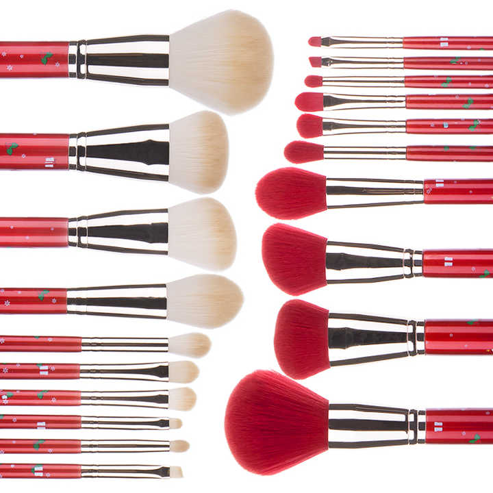 Sets de brochas de maquillaje rojas - Alta Calidad - Envío Rápido
