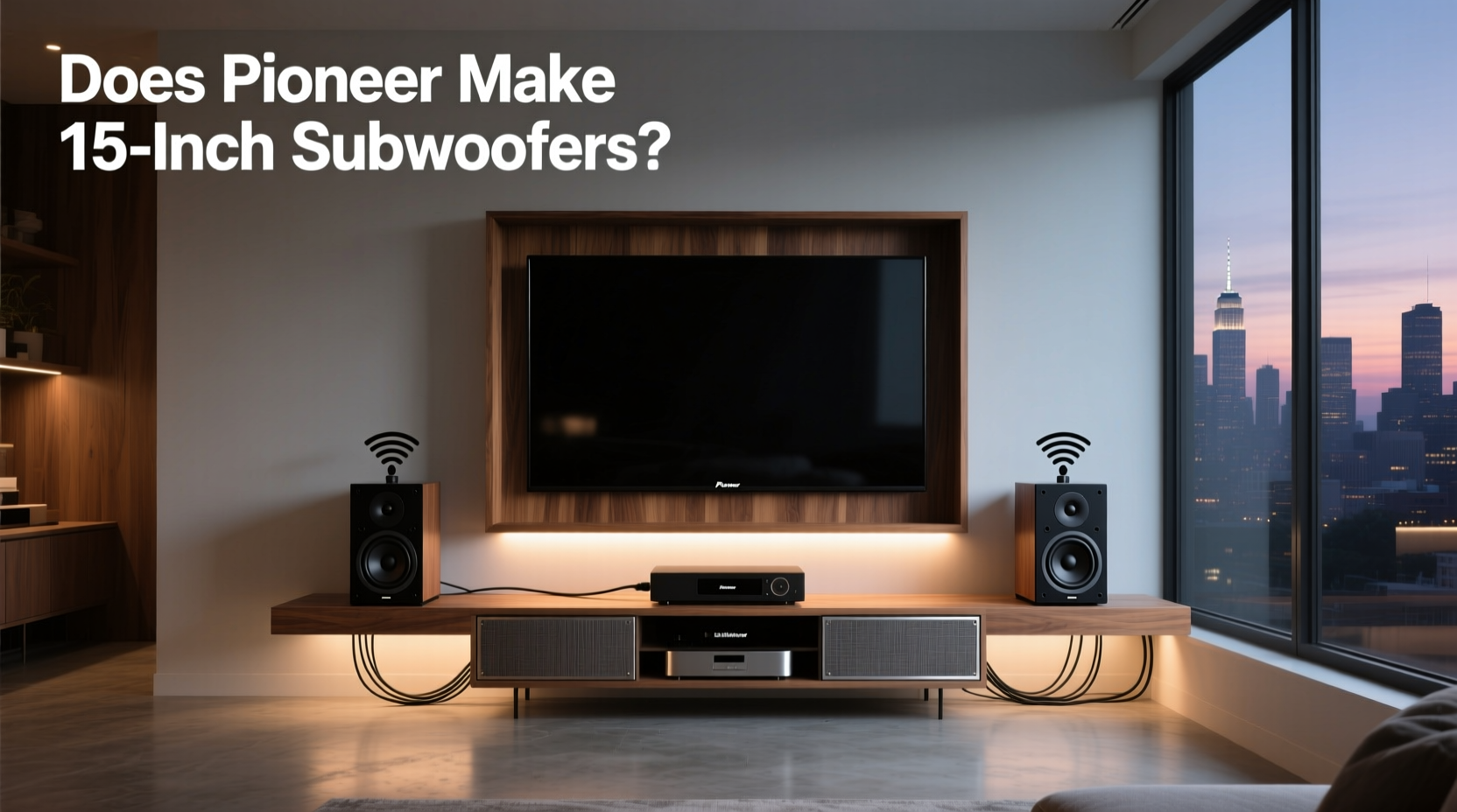 Pioneer 15-inch subwoofer model TS-W1500PRO