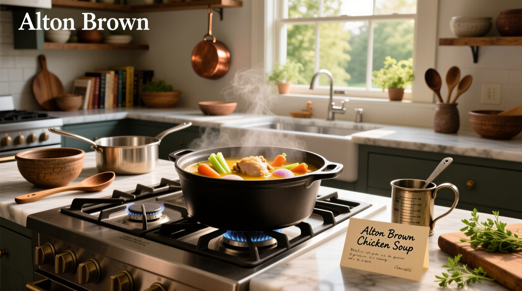 alton brown chicken soup guide