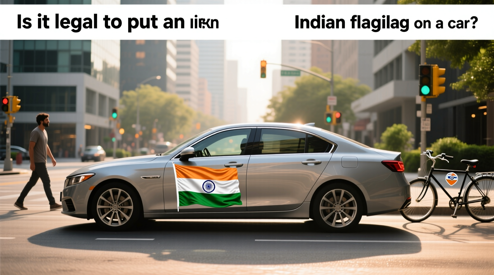 How to Choose Country Stickers Car, Is It Legal to Put an Indian Flag on a Car?