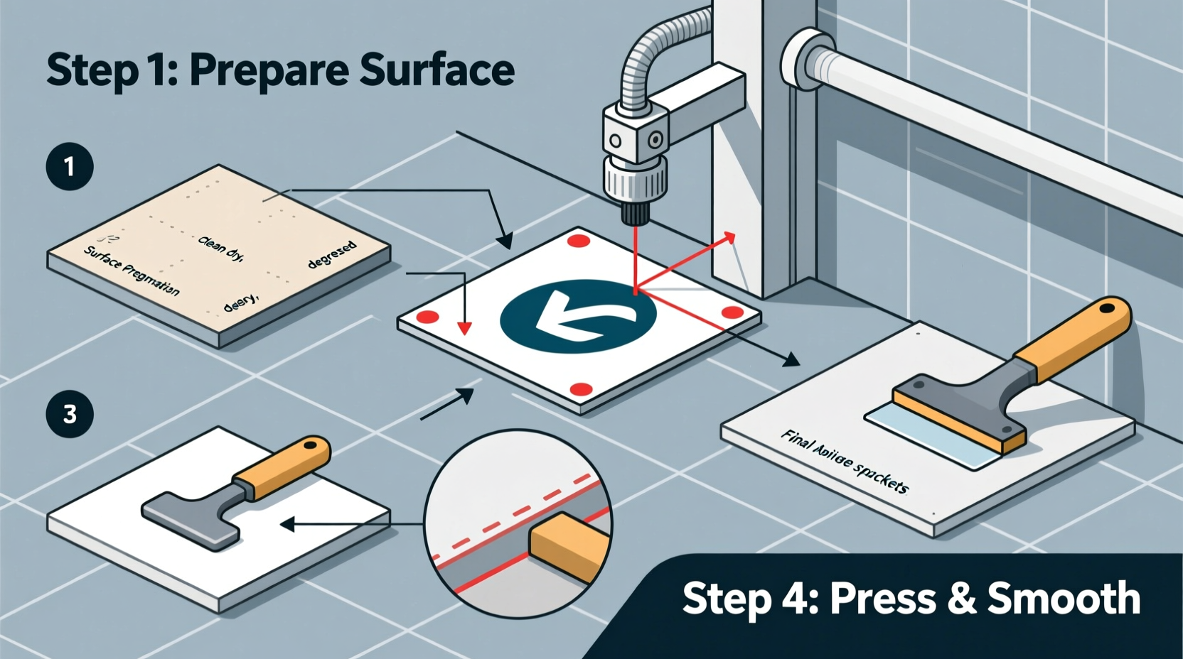 How to Install a Logo Waterless Spray System Correctly
