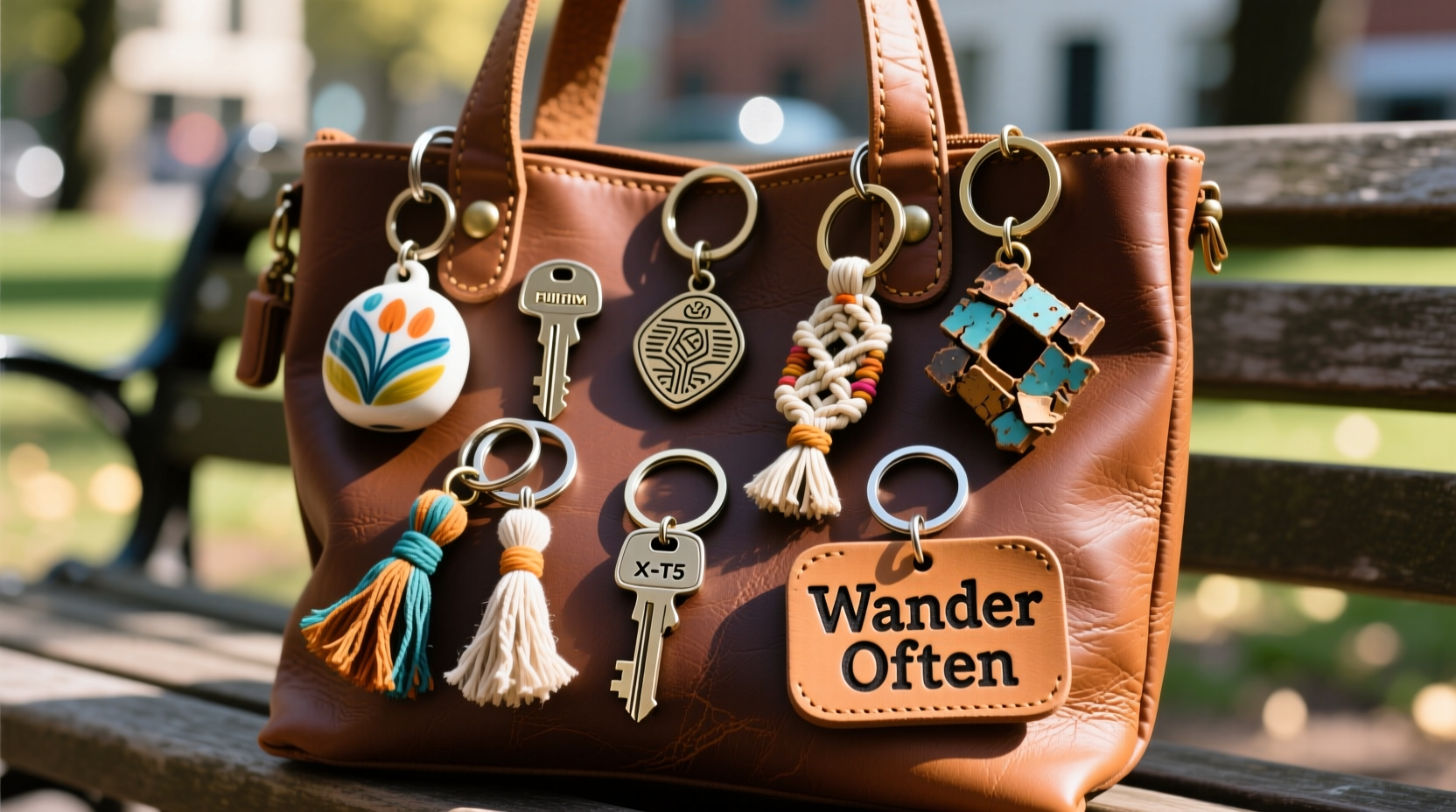 creative ways to personalize your bag using unique keychain ideas 2