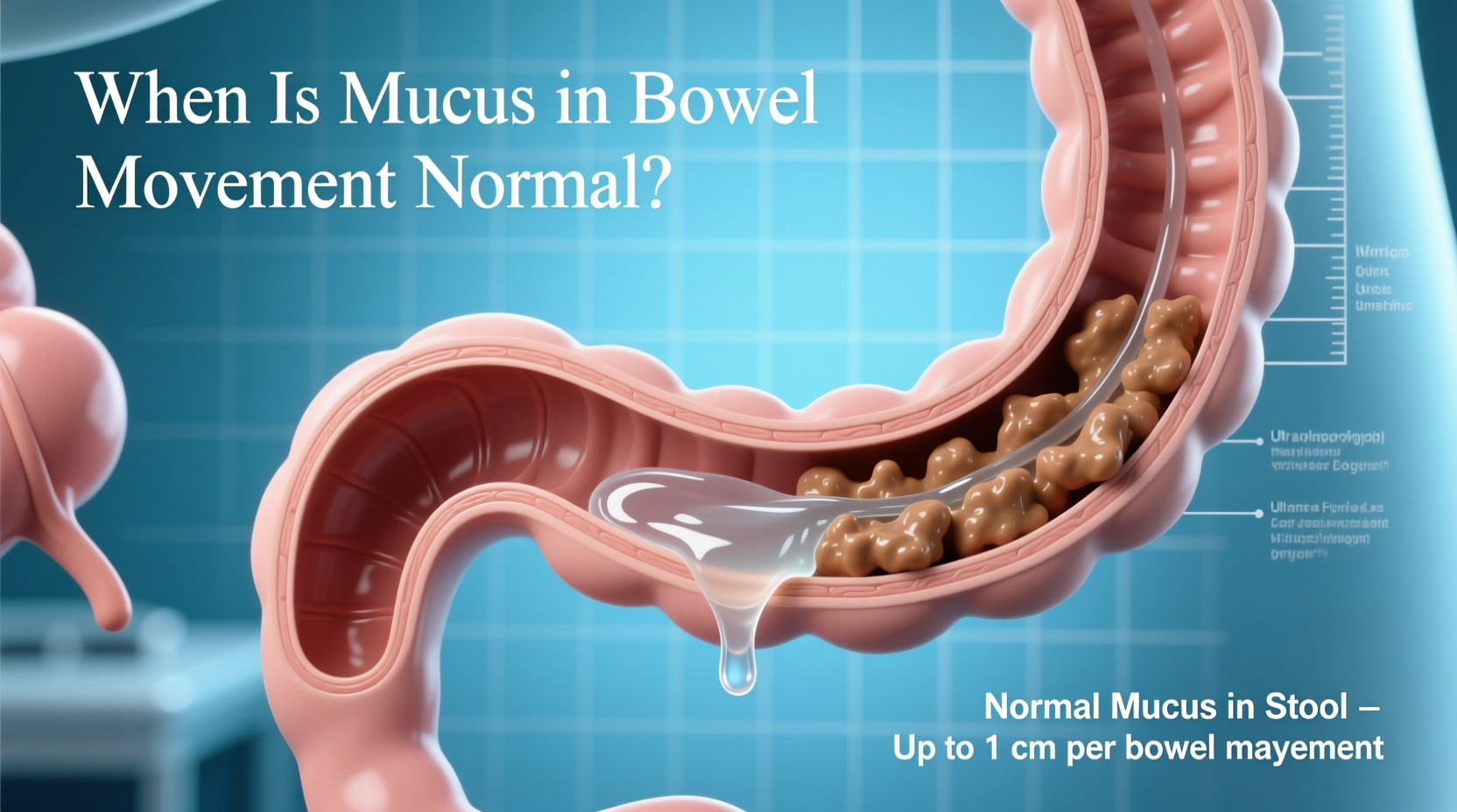 mucus in bowel movement causes concerns and whats normal