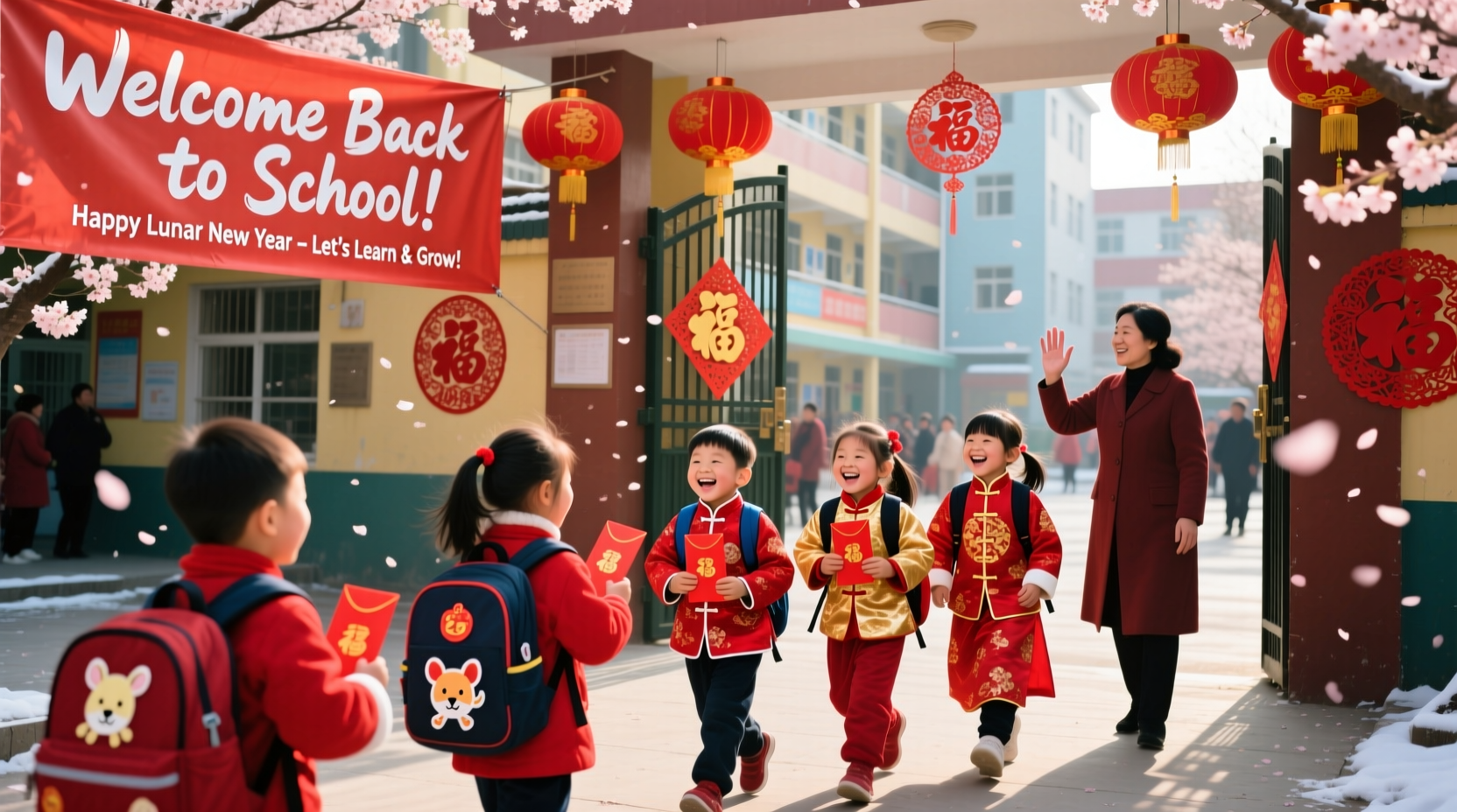 do kids go to school during chinese new year