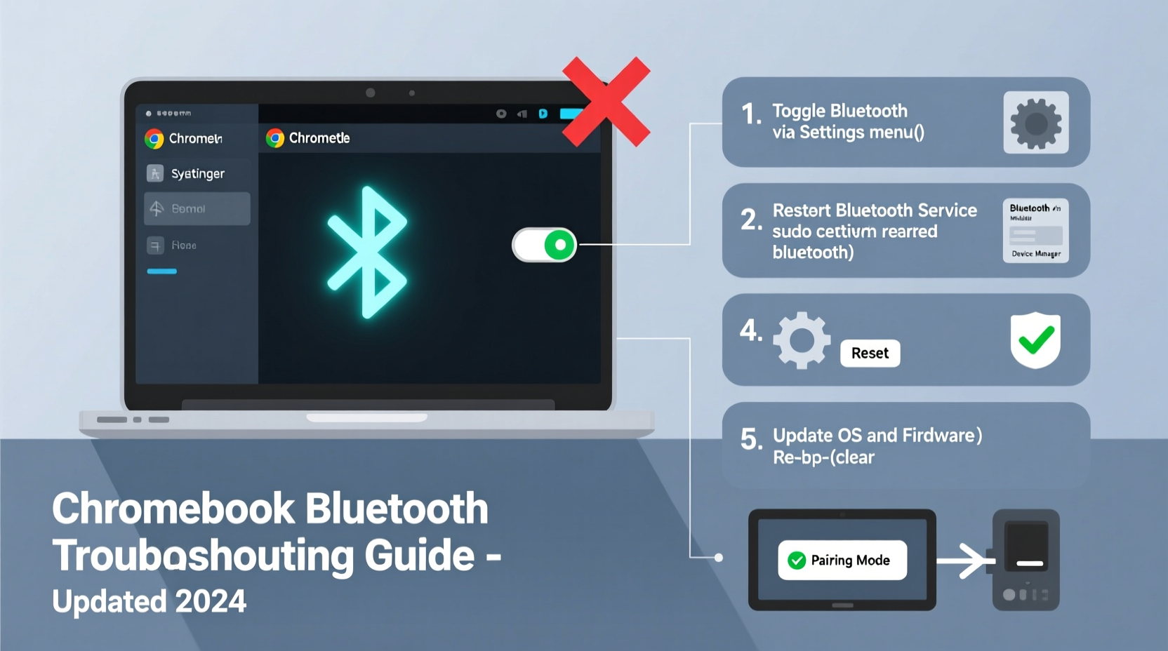 chromebook bluetooth not working troubleshooting guide