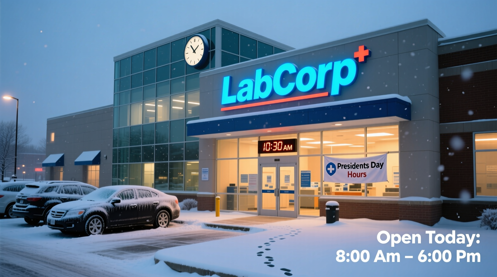 is labcorp open on presidents day 2026