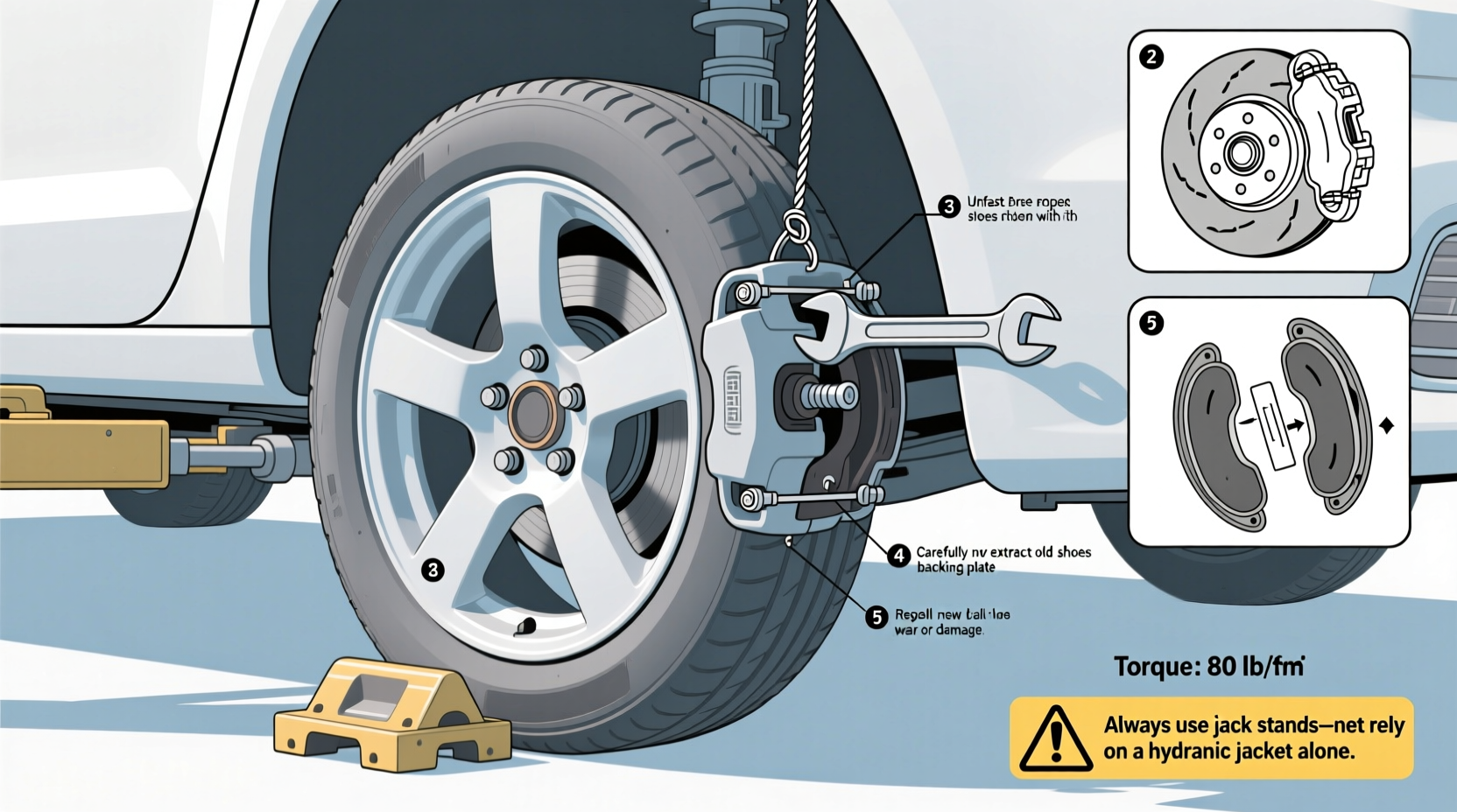step by step guide to changing brake shoes safely and efficiently at home