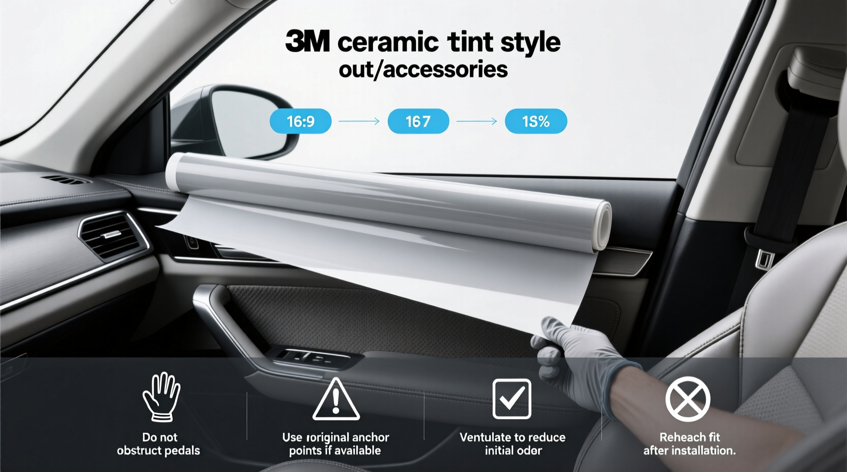 3m ceramic tint roll buying guide: how to choose the right type