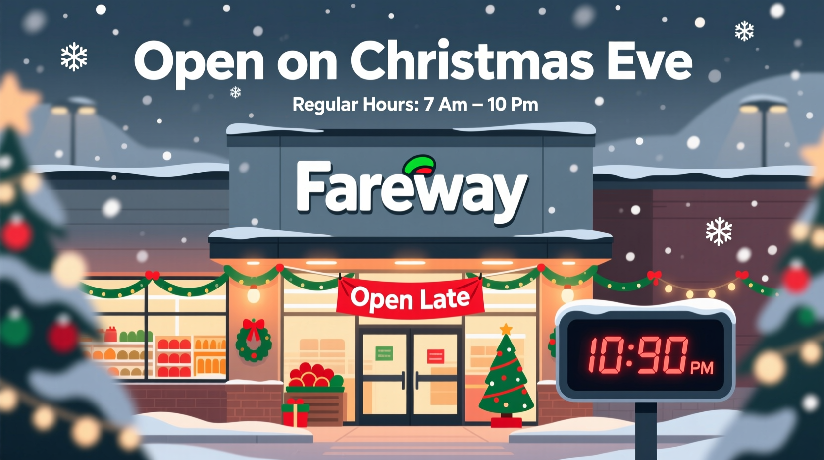is fareway open on christmas eve