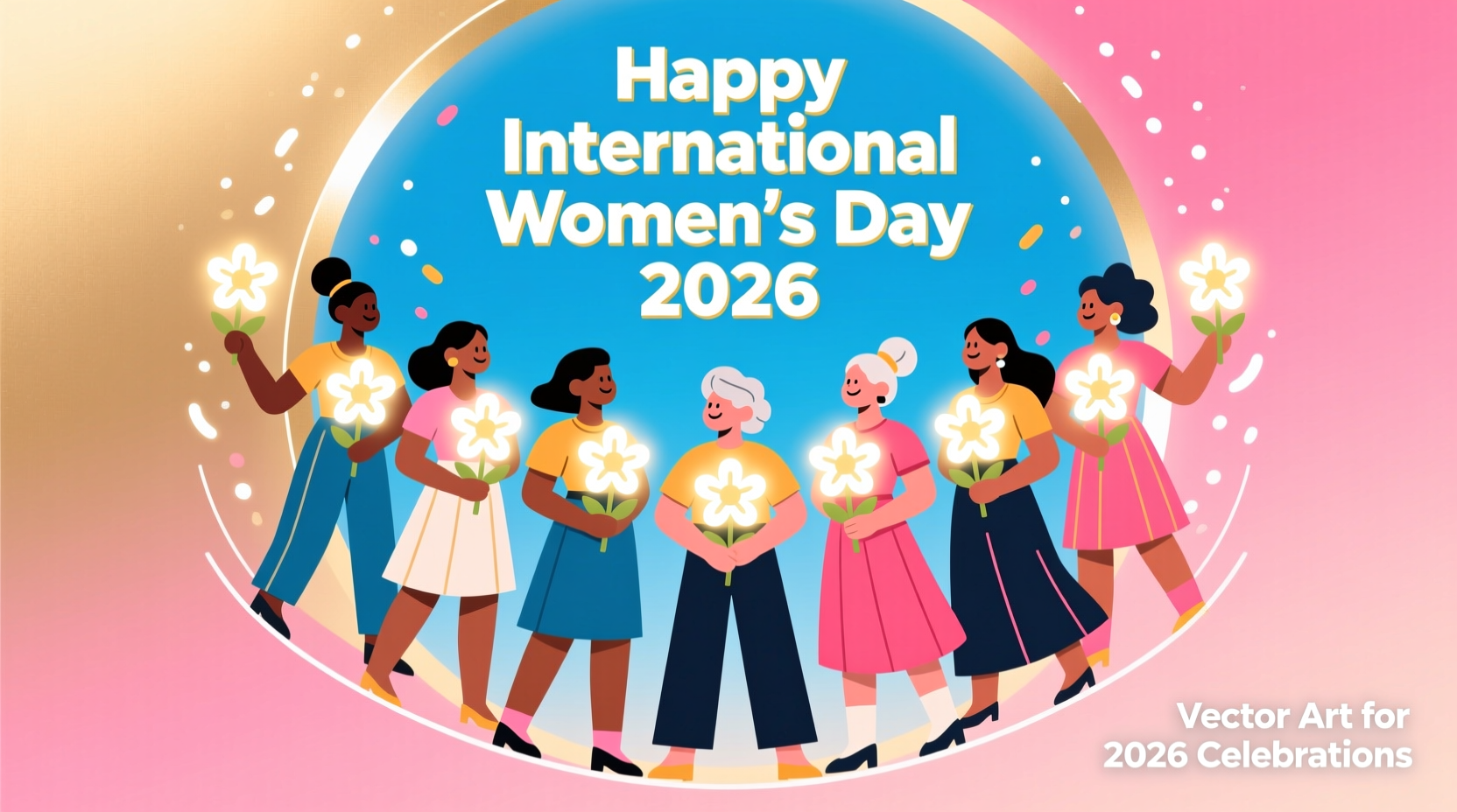 womens day vector free download