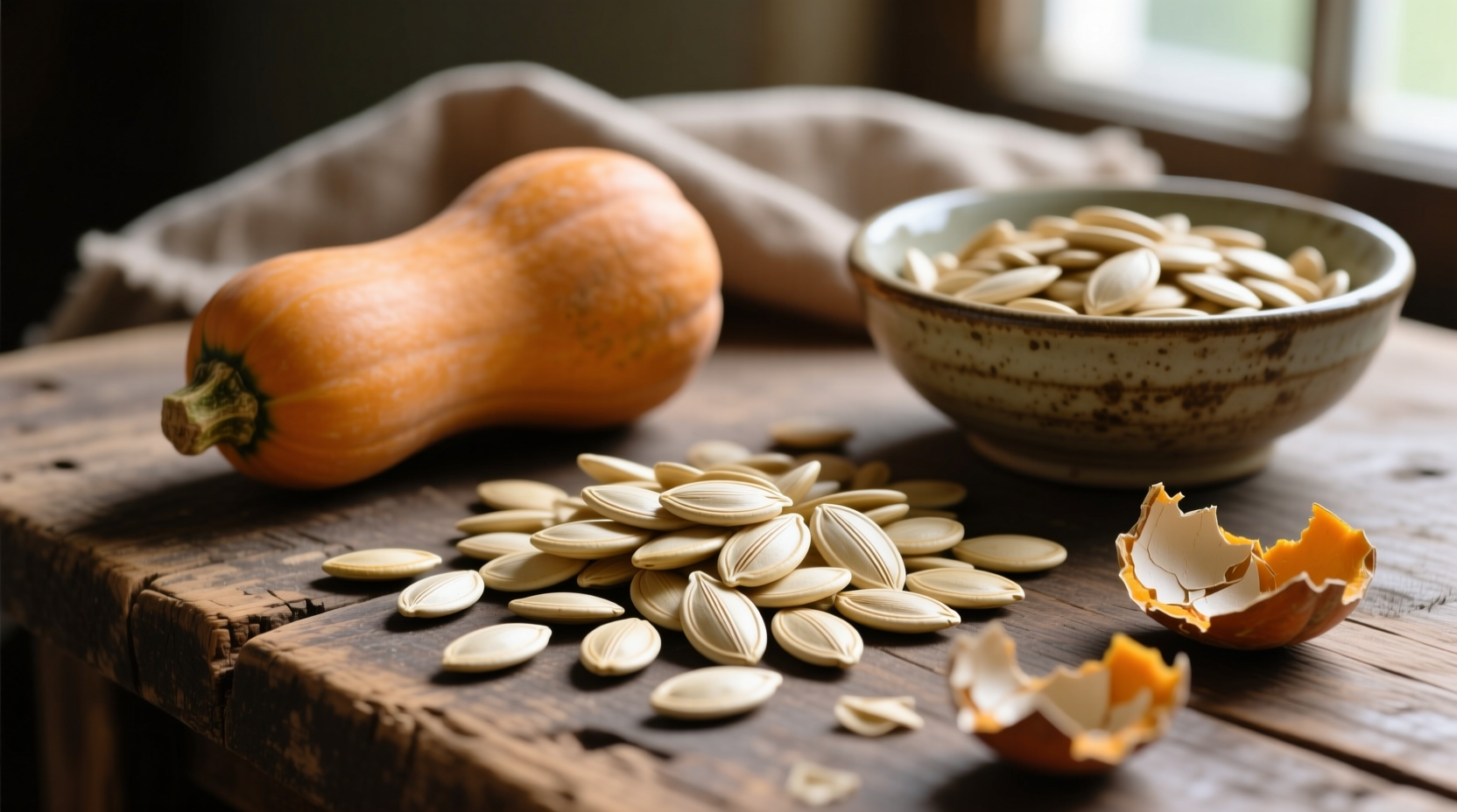 how to eat butternut squash seeds
