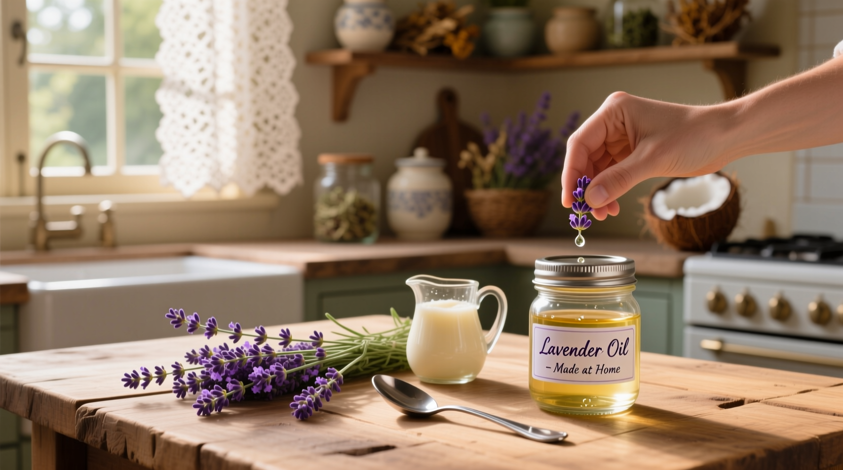 how can i make lavender oil