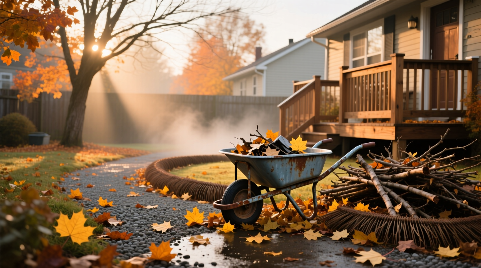 fall clean up landscaping