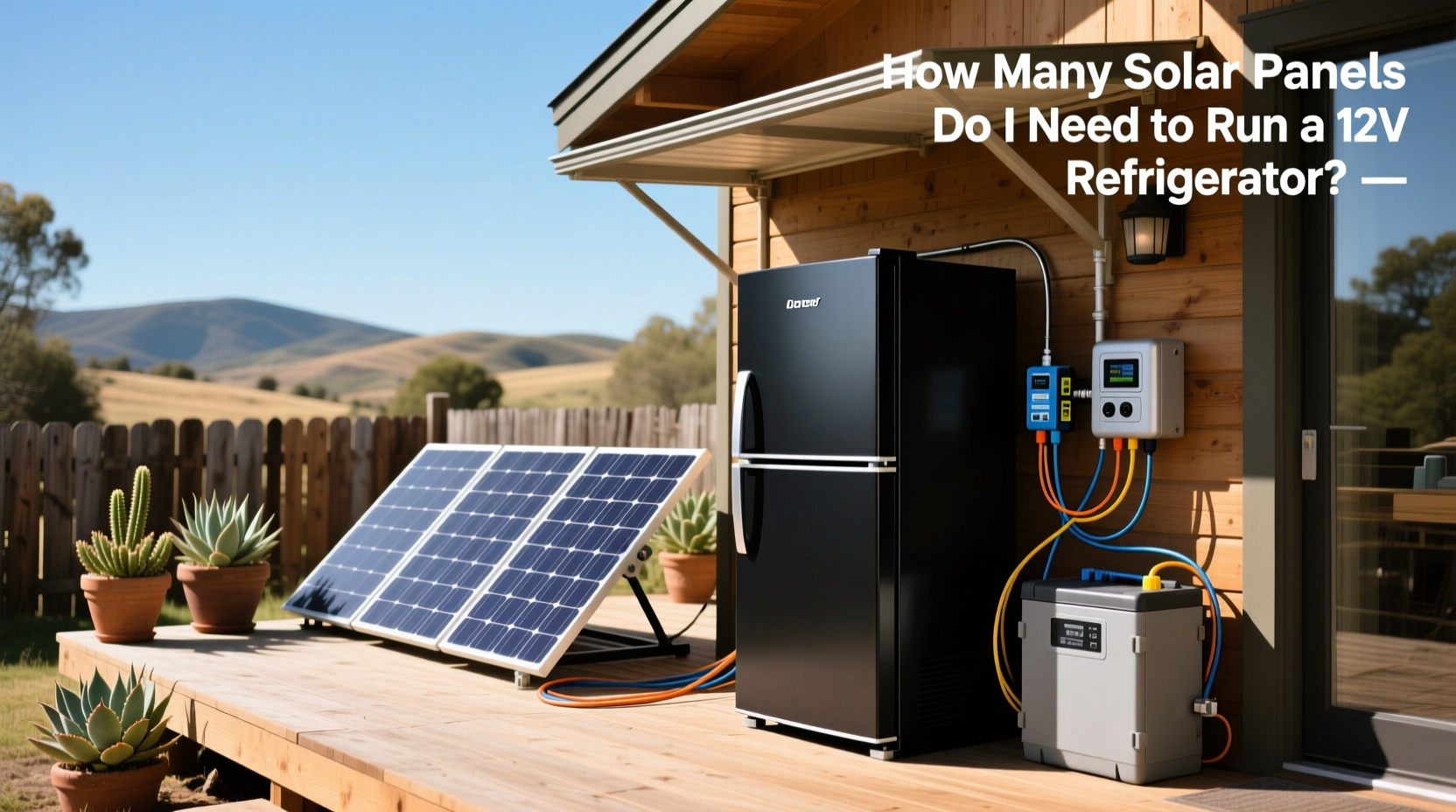 How to Choose Solar 12 Volt Refrigerator: How Many Solar Panels Do I Need?