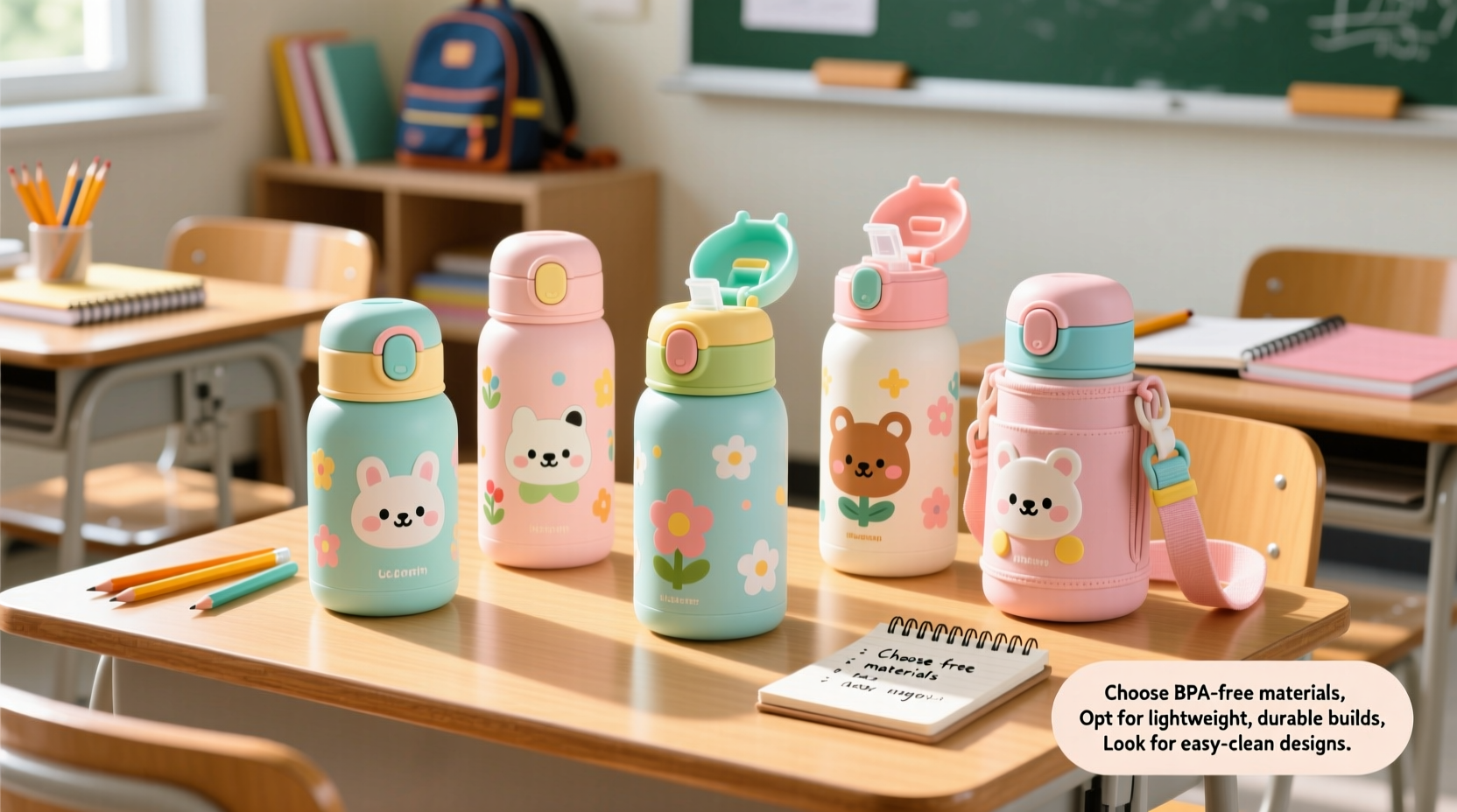 how to choose the perfect cute water bottle for school practical tips for style and function