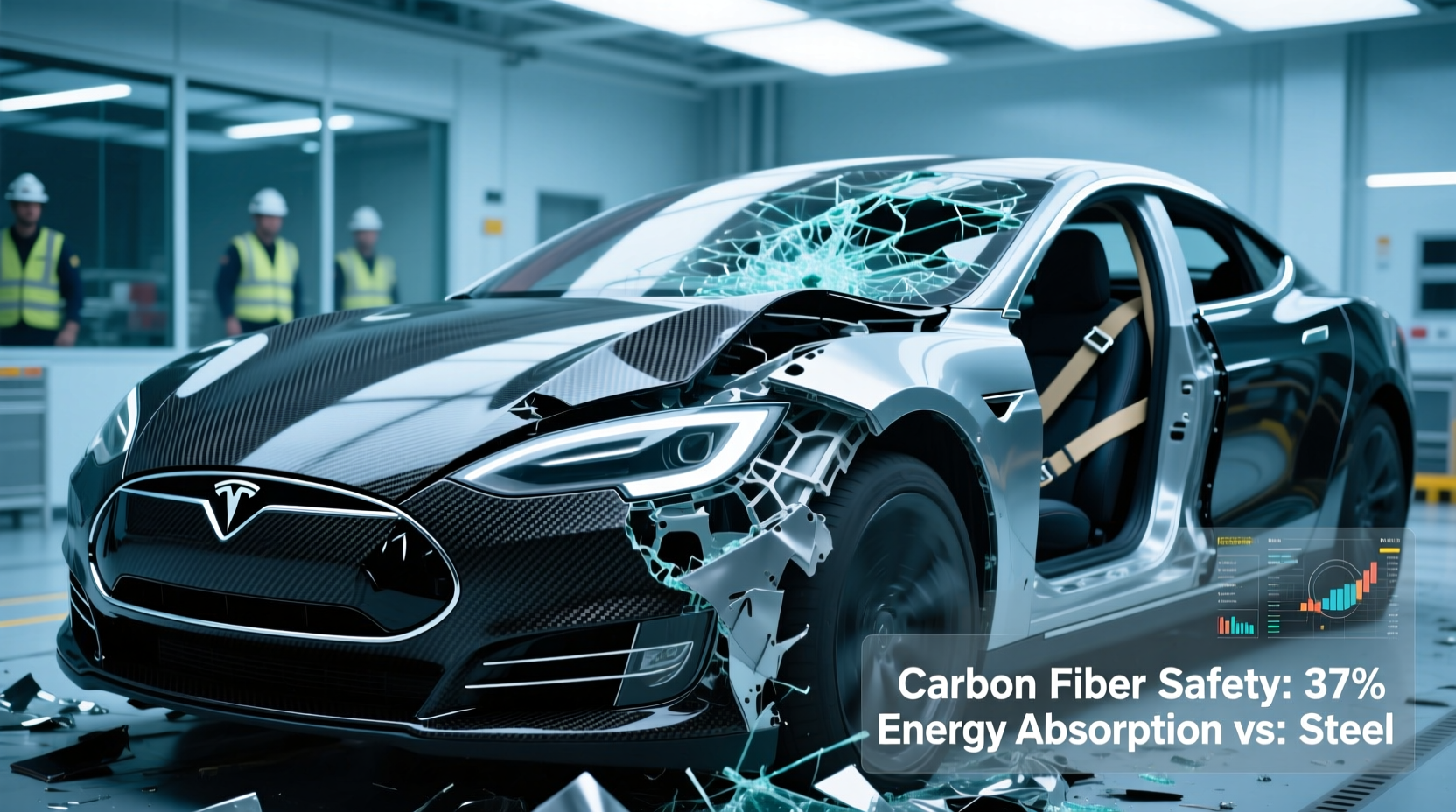 carbon fiber tesla safety