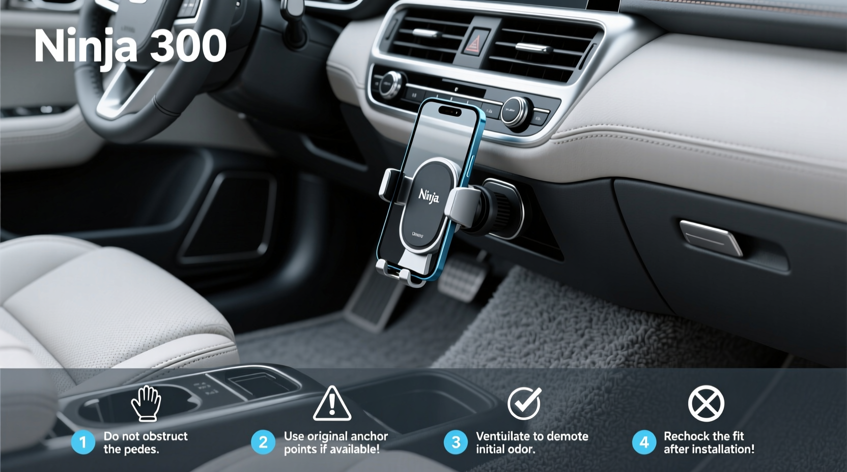 Ninja 300 Phone Mount Location Buying Guide