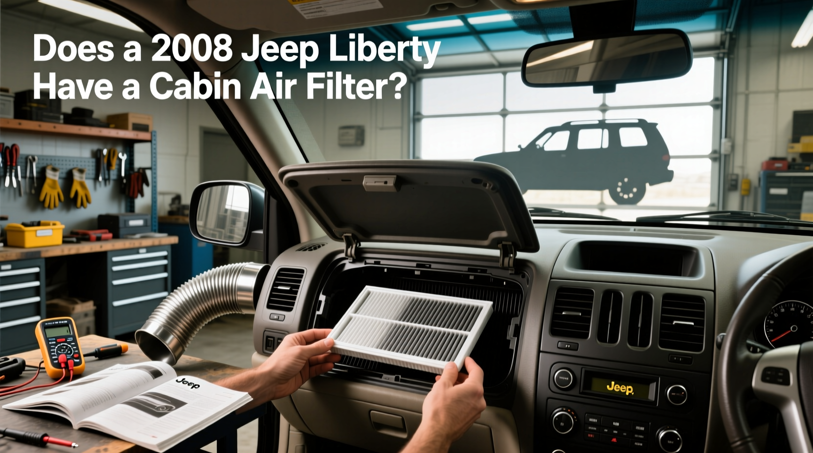 2008 jeep liberty cabin air filter location replacement guide