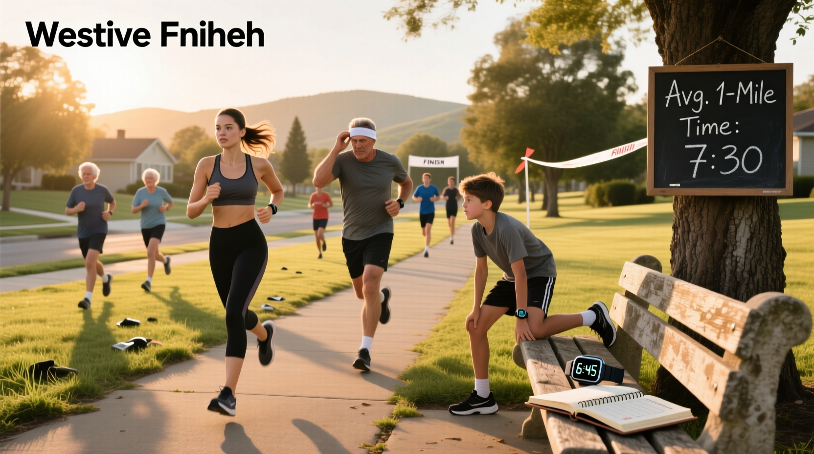 average mile run time explained