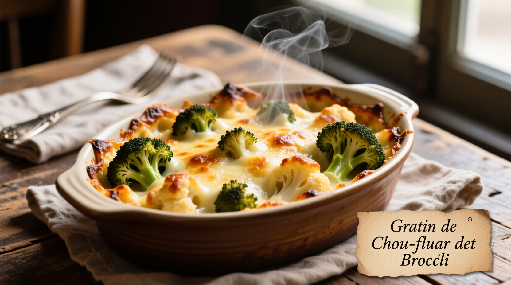 Perfect Broccoli Cauliflower Gratin Recipe | Creamy & Easy