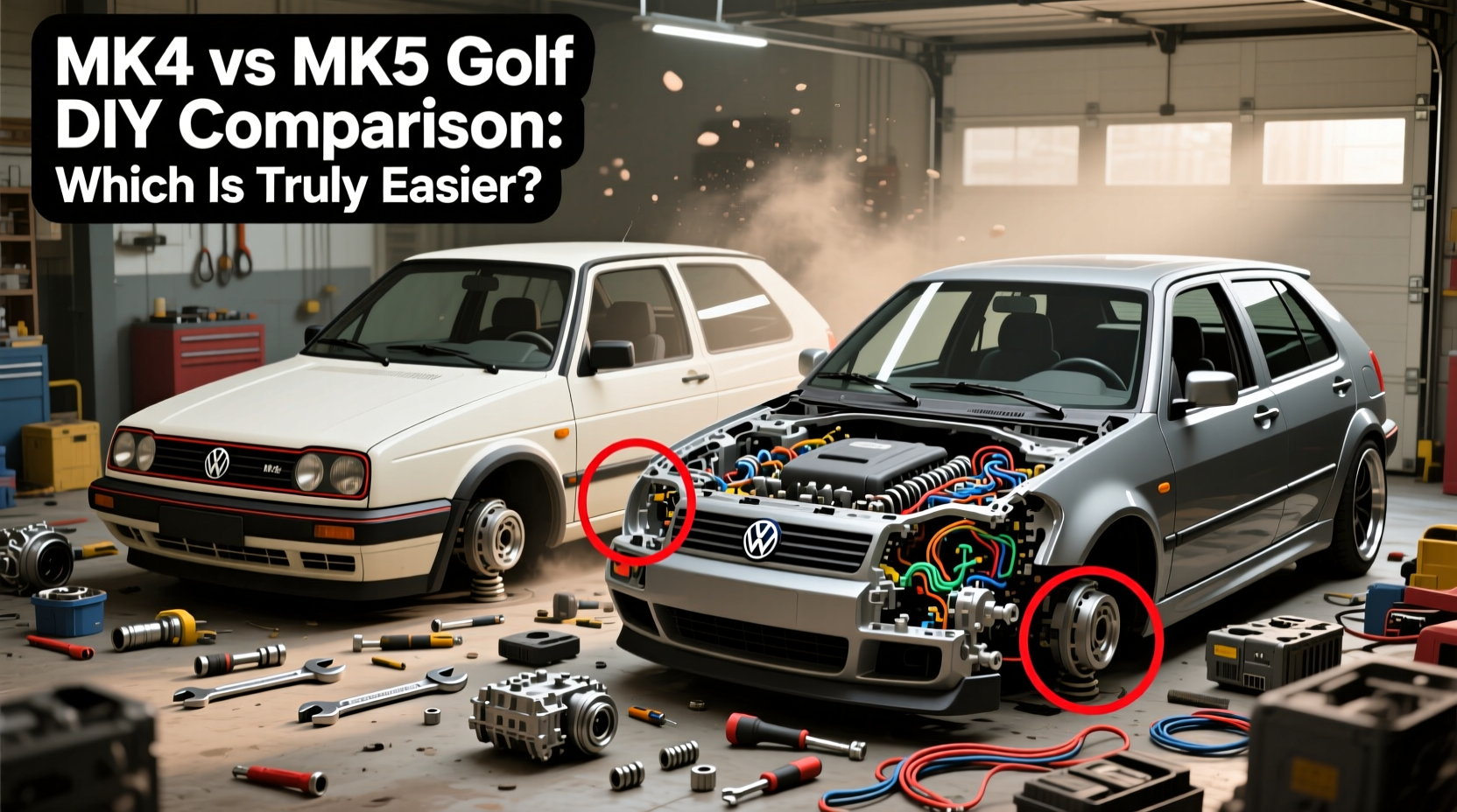 mk4 vs mk5 golf diy comparison