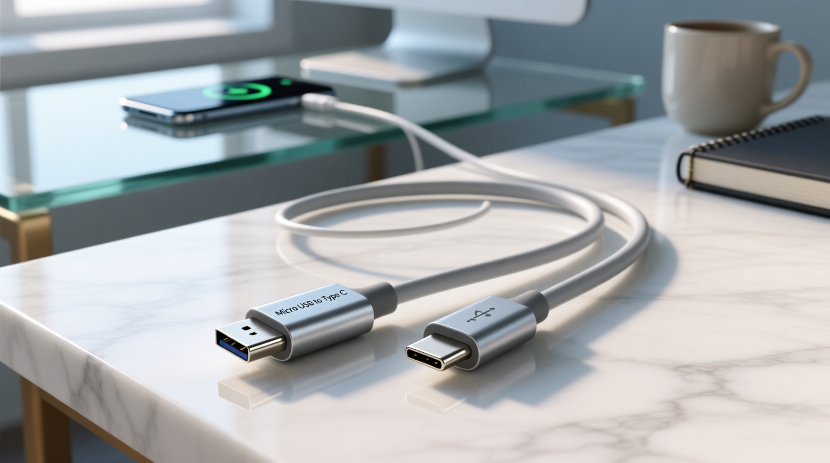 micro usb to type c