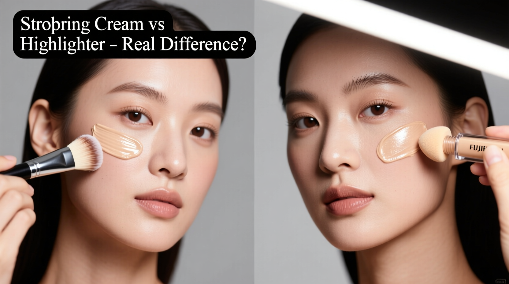 strobing cream vs highlighter palette does anyone actually see a difference or is it just marketing