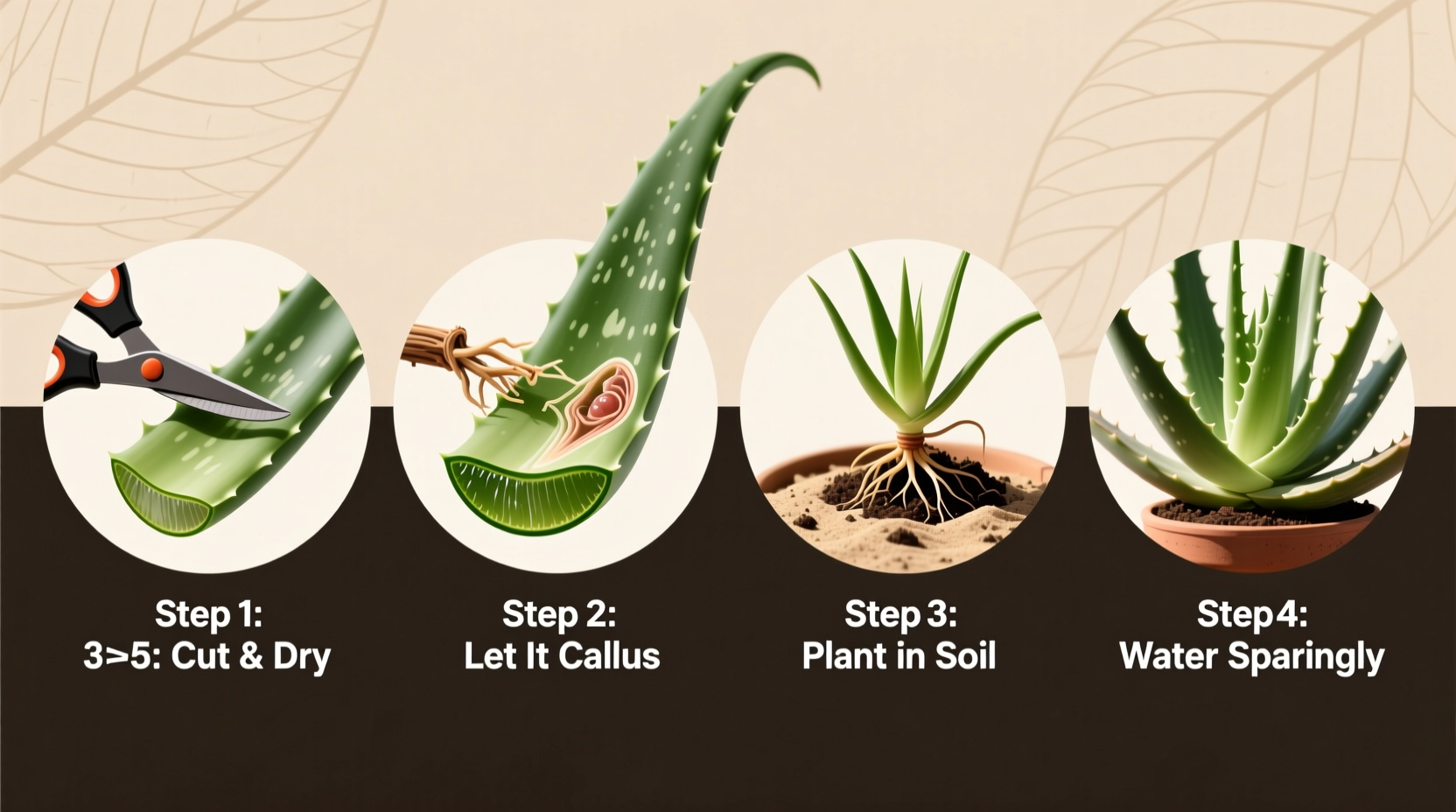 how to grow an aloe vera from a cutting