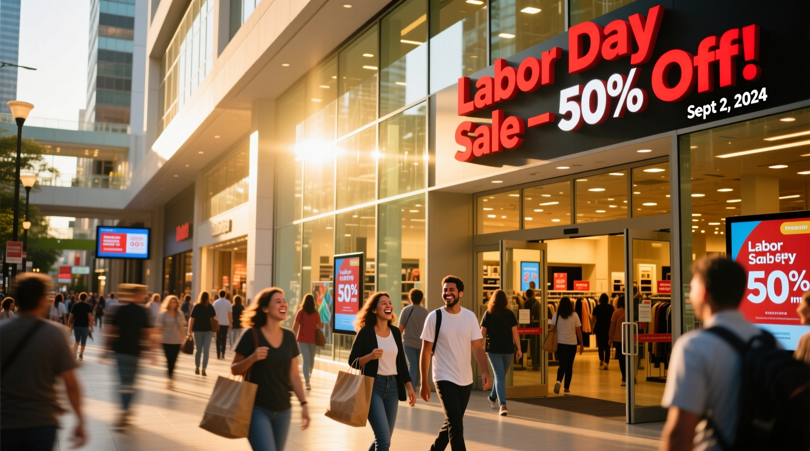 is malls open on labor day