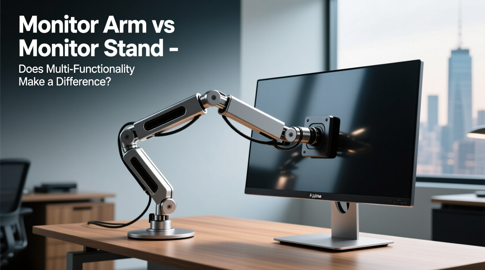 monitor arm vs monitor stand does a multi functional arm really make a difference
